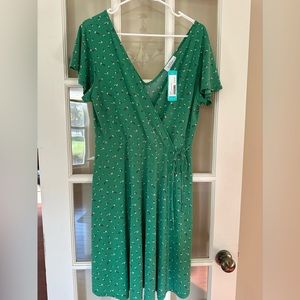 Kaileigh faux wrap dress